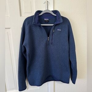 Patagonia Navy 1/4 Zip Better Sweater